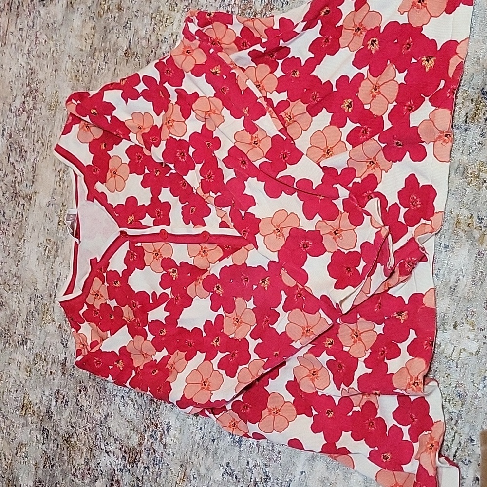 CJ Banks floral sweater